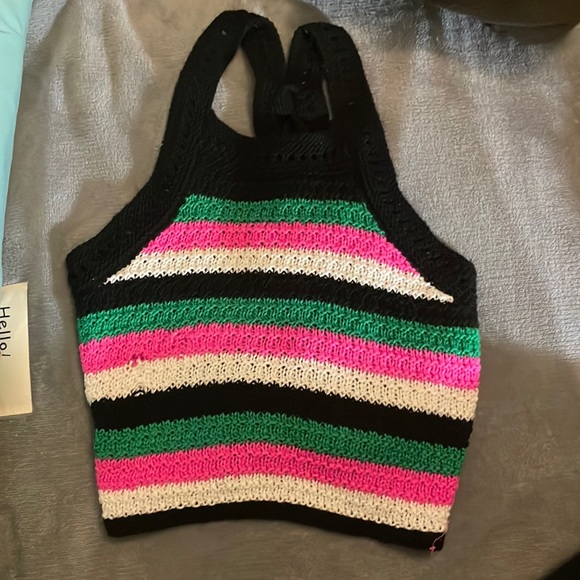 Tops - 3 for 12$ Super cute tie summer crop top